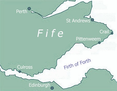 Map of Fife